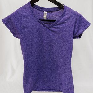 Gildan Cotton V Neck T shirt Small